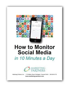 How to Monitor Social Media in 10 Minutes a Day - ebook cover image